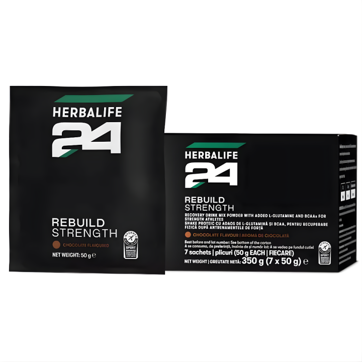 H24 Prebuild Strength - chocolate flavour - sachets 7x50 g