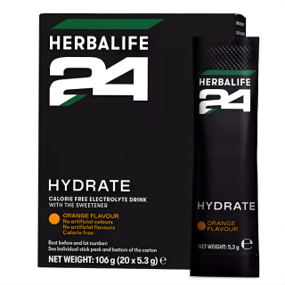 Hydrate - Orange flavour - pack of 20 sticks
